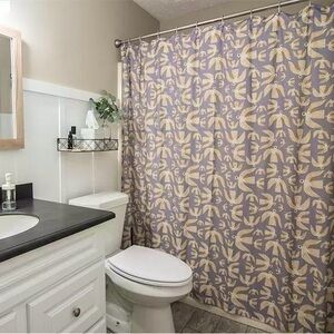 Anthropologie Organic Shower Curtain